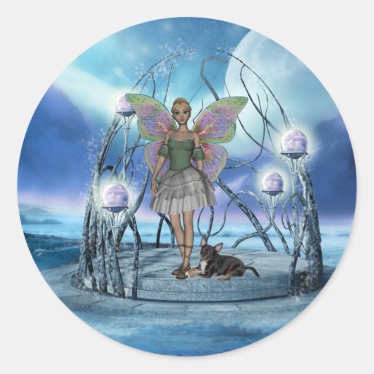 Distressive Round Stickers (Vorderseite)