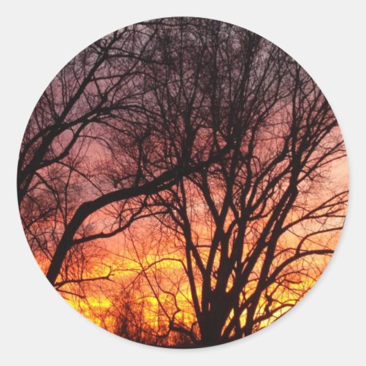 Distressive Round Stickers (Vorderseite)