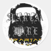 Distressive Round Stickers (Vorderseite)