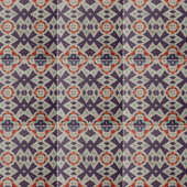 Distressive Stone Textur Ethnic Mosaic Geometric Fliese