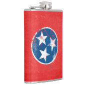 Distressive Tennessee-Flagge Flachmann (Rechts)