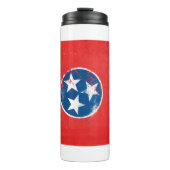 Distressive Tennessee-Flagge Thermosbecher (Vorderseite)