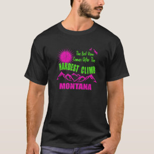 Distressive Wanderung Vintager Bergweg Parco Civic T-Shirt