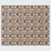Distrestierte Abstrakte Farbe Geschenkpapier (Flach)