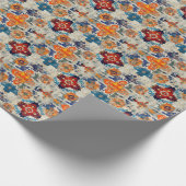 Distrestierte Abstrakte Farbe Geschenkpapier (Ecke)