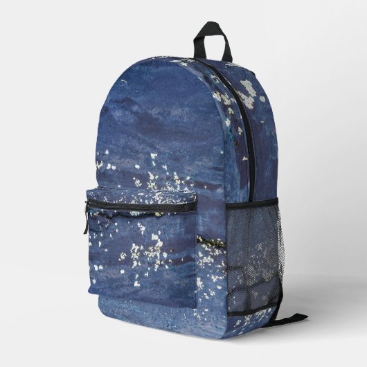 Distrestierte Farbe Abstrakt Bedruckter Rucksack (Rückseitige Ecke Rechts)