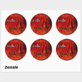 Distrestierte Round-Stickers - individuell angepas Runder Aufkleber (Blatt)