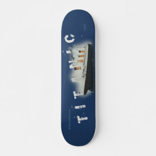 Distrestierte Titanic für benutzerdefinierten Tex Skateboard