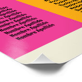 Distribución de Asientos Boda Nostalgia Fiesta Poster (Ecke)