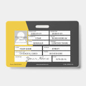 Distributor-Abzeichen Ausweis (Rückseite)