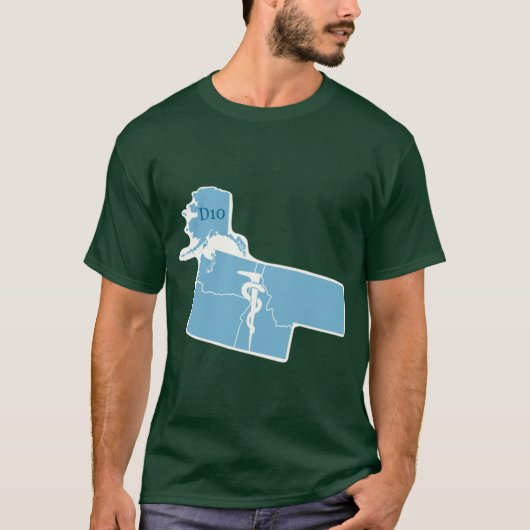 District 10 Athletic Trainer T-Shirt (Vorderseite)