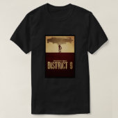 DISTRICT 9 - Minimale Silhouette Design Classic T-Shirt (Design vorne)