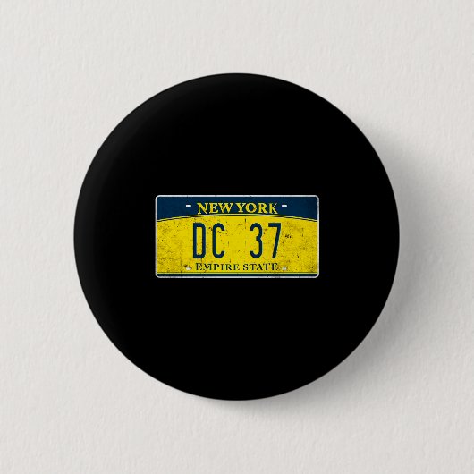 District Council 37 Gewerkschaft Stolz New York Ny Button (Vorderseite)