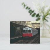 District" line tube train westbound postkarte (Stehend Vorderseite)