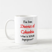 district of columbia coffee mug kaffeetasse (Links)