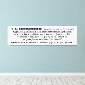 District of Columbia / Heller, 554 U.S. 570 2008 Leinwanddruck (Insitu (Holzboden))