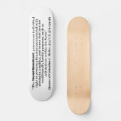 District of Columbia / Heller, 554 U.S. 570 2008 Skateboard (Vorderseite)