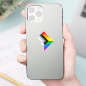District of Columbia Pride LGBTQ Pride Aufkleber (Telefon)