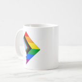 District of Columbia Pride LGBTQ Pride Kaffeetasse (Vorderseite Links)