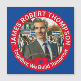 District Supervisor Campaign Magnetic Card Magnetkarte
