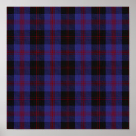 District Tartan - Angus - Digitaler Download Poster