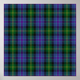 District Tartan - Ayrshire - Digitaler Download Poster