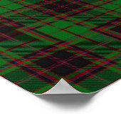 District Tartan - Buchan - Digitaler Download Poster (Ecke)