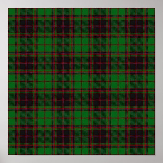 District Tartan - Buchan - Digitaler Download Poster (Vorne)