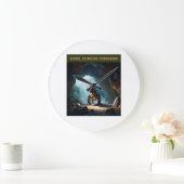 Disturbing View Große Wanduhr (Zuhause)