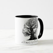 Disziplin-Baum-Tasse Tasse (VorderseiteRechts)