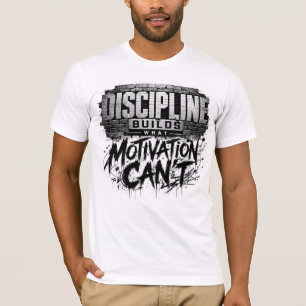 Disziplin baut, was Motivation nicht kann T-Shirt