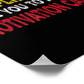 Disziplin bringt Sie an Orte, an denen Motivation Poster (Ecke)
