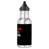 Disziplin entspricht Freiheit Jocko Willinks Zitat Edelstahlflasche (Rechts)