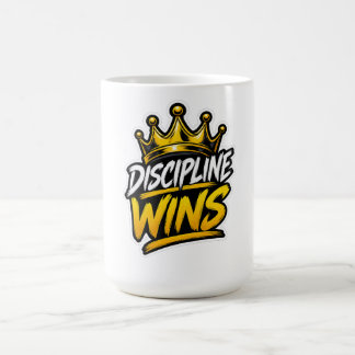 Disziplin gewinnt Krone Motivations-Gym-Workout-De Kaffeetasse