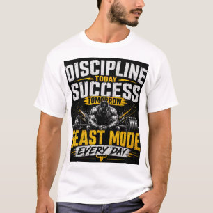 Disziplin heute, Erfolg morgen – Beast Mode Gym T-Shirt