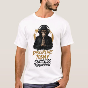 Disziplin heute, Erfolg morgen Monkey Streetwear T-Shirt