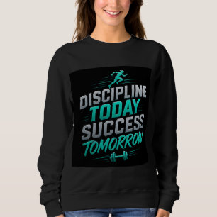 🏃 Disziplin Heute Erfolg Morgen Motivation 💗 Sweatshirt