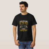 Disziplin im Schlüssel T-Shirt (Vorne ganz)