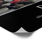 Disziplin: inspirierendes Zitat Poster (Ecke)