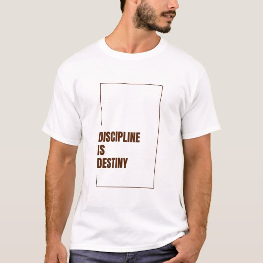 DISZIPLIN IST SCHICKSAL T-Shirt (Vorderseite)