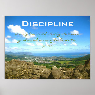 Disziplin Poster