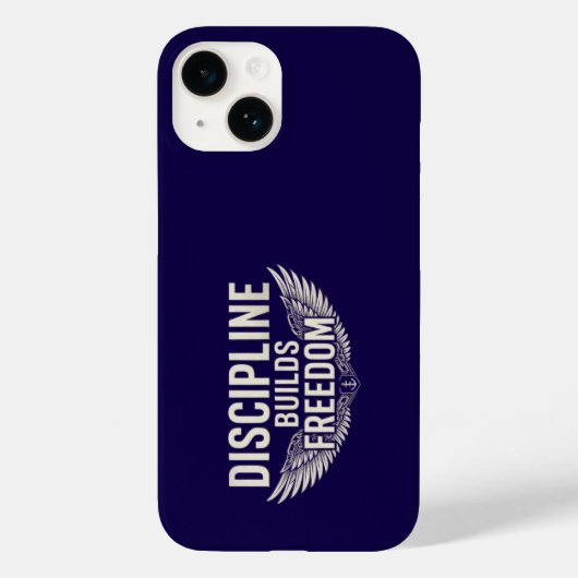 DISZIPLIN SCHAFFT FREIHEIT Case-Mate iPhone HÜLLE (Rückseite)