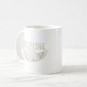 DISZIPLIN SCHAFFT FREIHEIT KAFFEETASSE (Vorderseite Links)