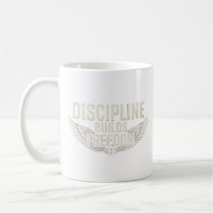 DISZIPLIN SCHAFFT FREIHEIT KAFFEETASSE