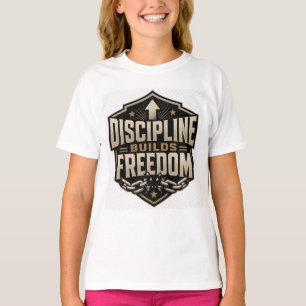 Disziplin schafft Freiheit Motivationaler Erfolg M T-Shirt