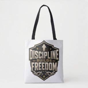 Disziplin schafft Freiheit Motivations-Erfolgs-Min Tasche