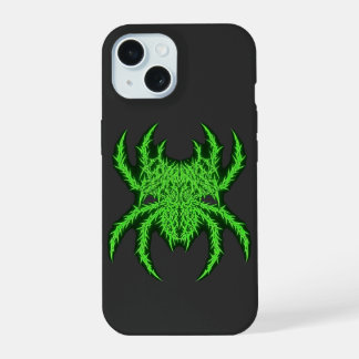 Disziplin Spider Green Gym Bodybuilding Kunst iPhone 15 Hülle
