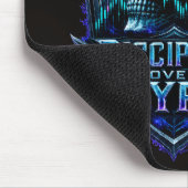 Disziplin statt Hype Bitcoin Krypto-Mentalität Des Mousepad (Ecke)