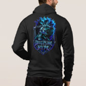 Disziplin statt Hype Bitcoin Krypto-Mindset-Design Hoodie (Rückseite)