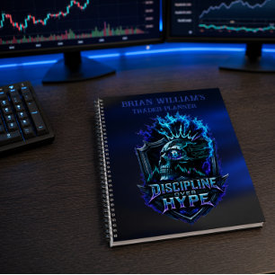 Disziplin statt Hype Blaues Glühen Bitcoin Krypto Planer
